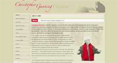 Desktop Screenshot of christopher-gunning.co.uk